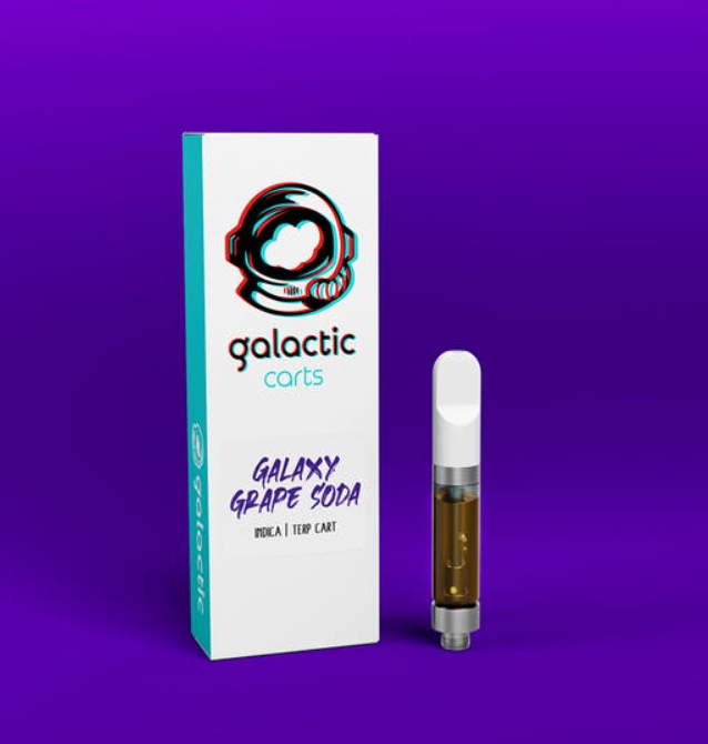 Photograph of product: Galactic Galaxy Grape Soda Cartridge