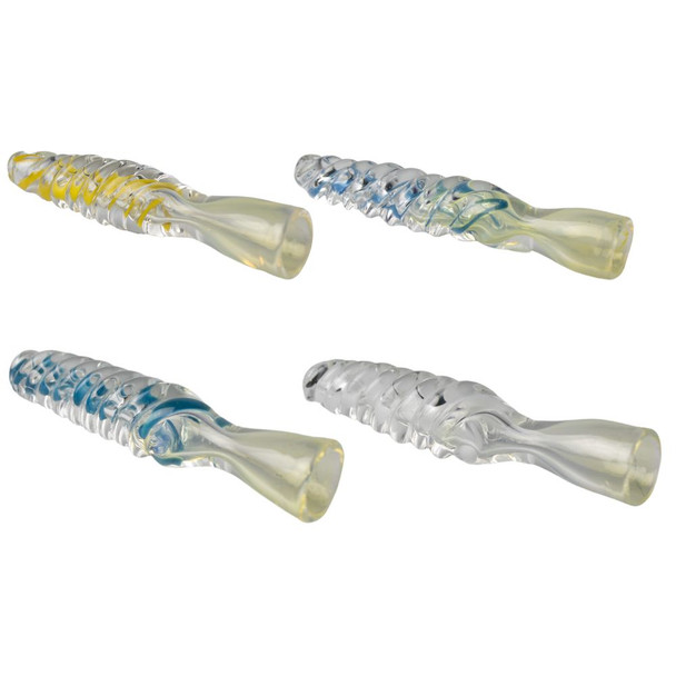 Photograph of product: $5 Swirl Glass Chillum | Substance