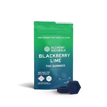 Photograph of product: Alchemy Naturals | Blackberry Lime Gummies | 100mg