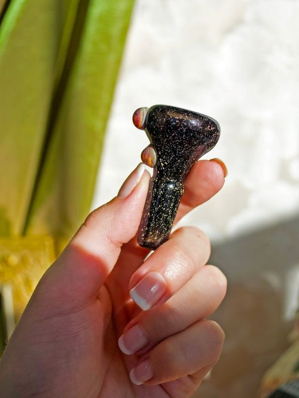 Photograph of product: Bowl | 1" | Dichro | 14mm | Burning Love