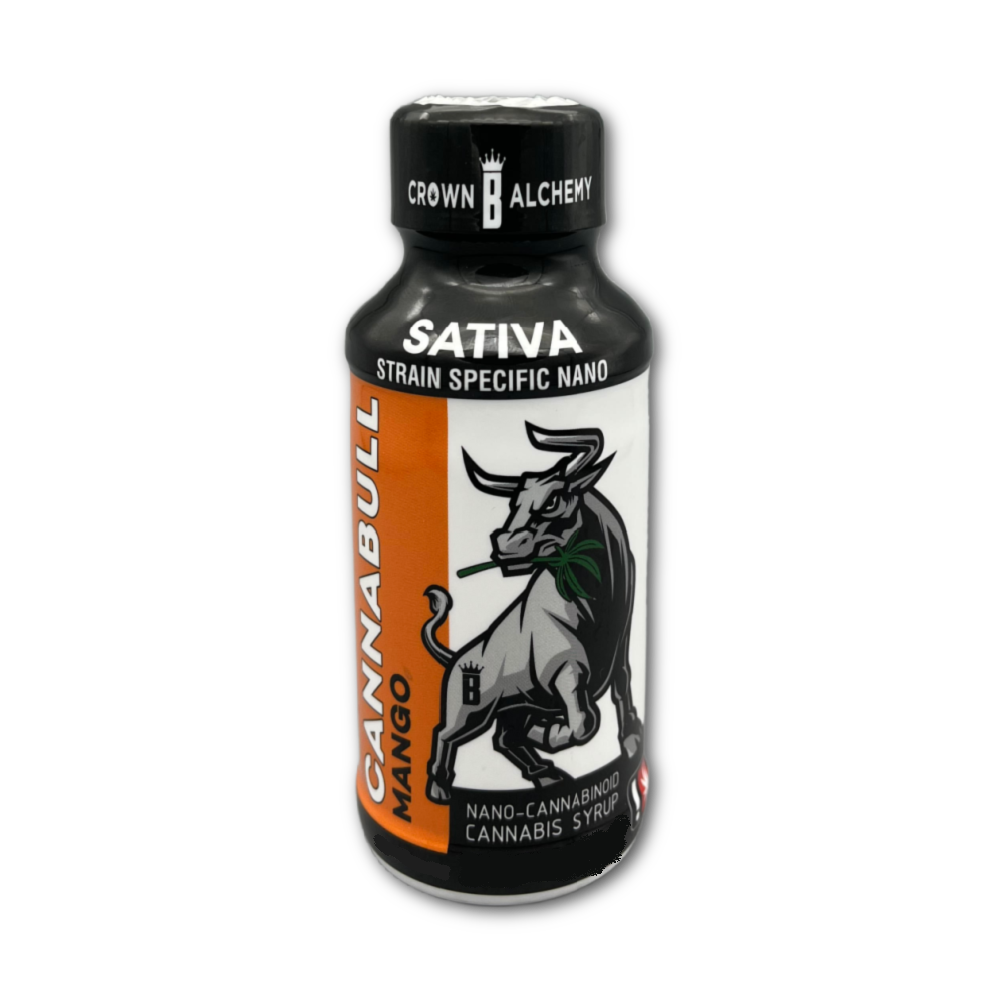 Photograph of product: Cannabull 250mg MANGO Nano-Cannabinoid Syrup