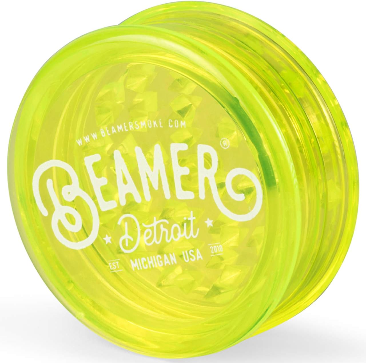 Photograph of product: Acrylic Grinder - Transparent Yellow