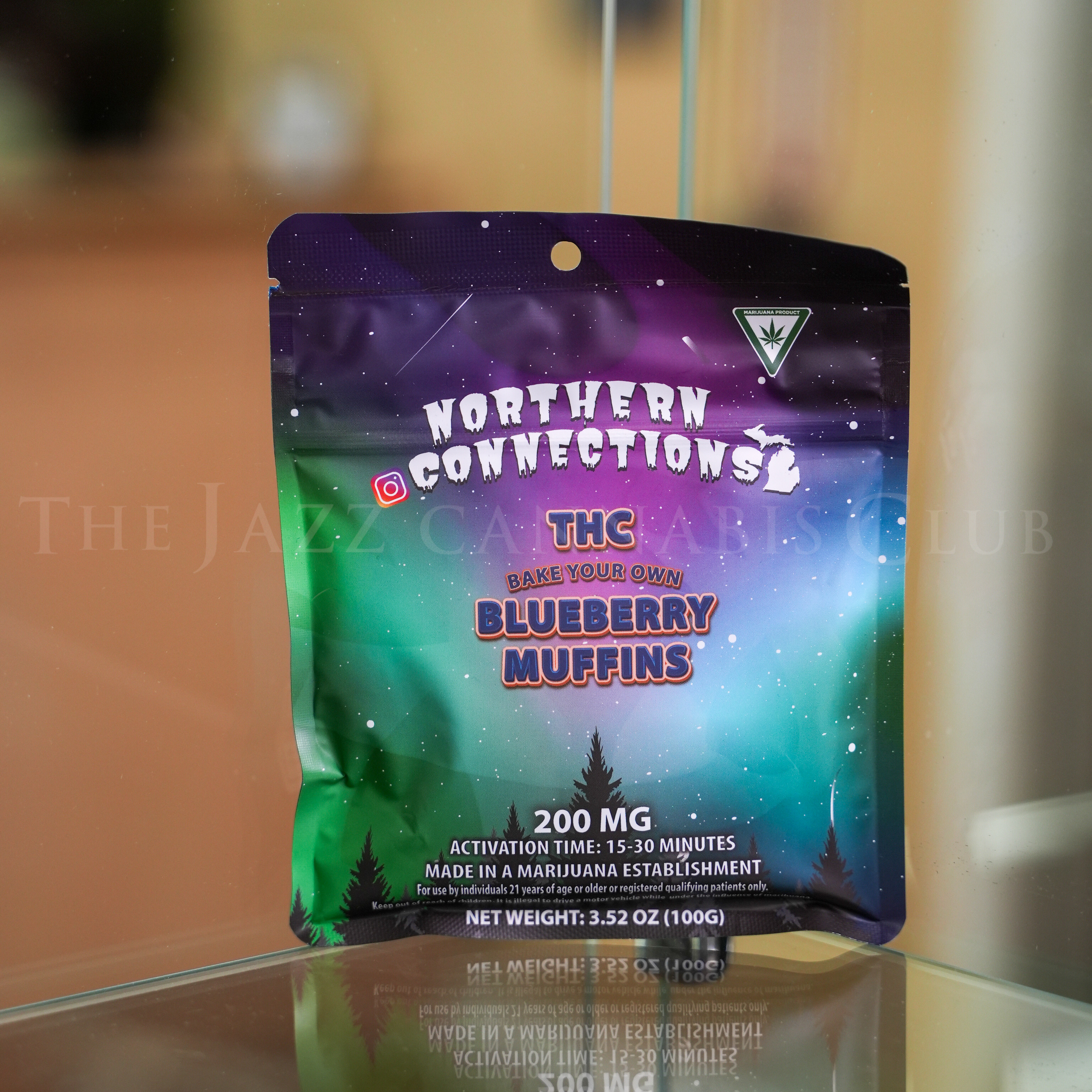 Photograph of product: Northern Connections - Blueberry- Muffins Bake Your Own 200mg