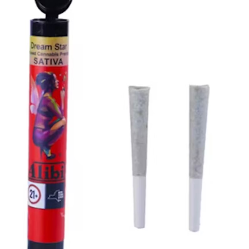 Photograph of product: Alibi | Dream Star | Oui'd | 2 Infused Pre-rolls