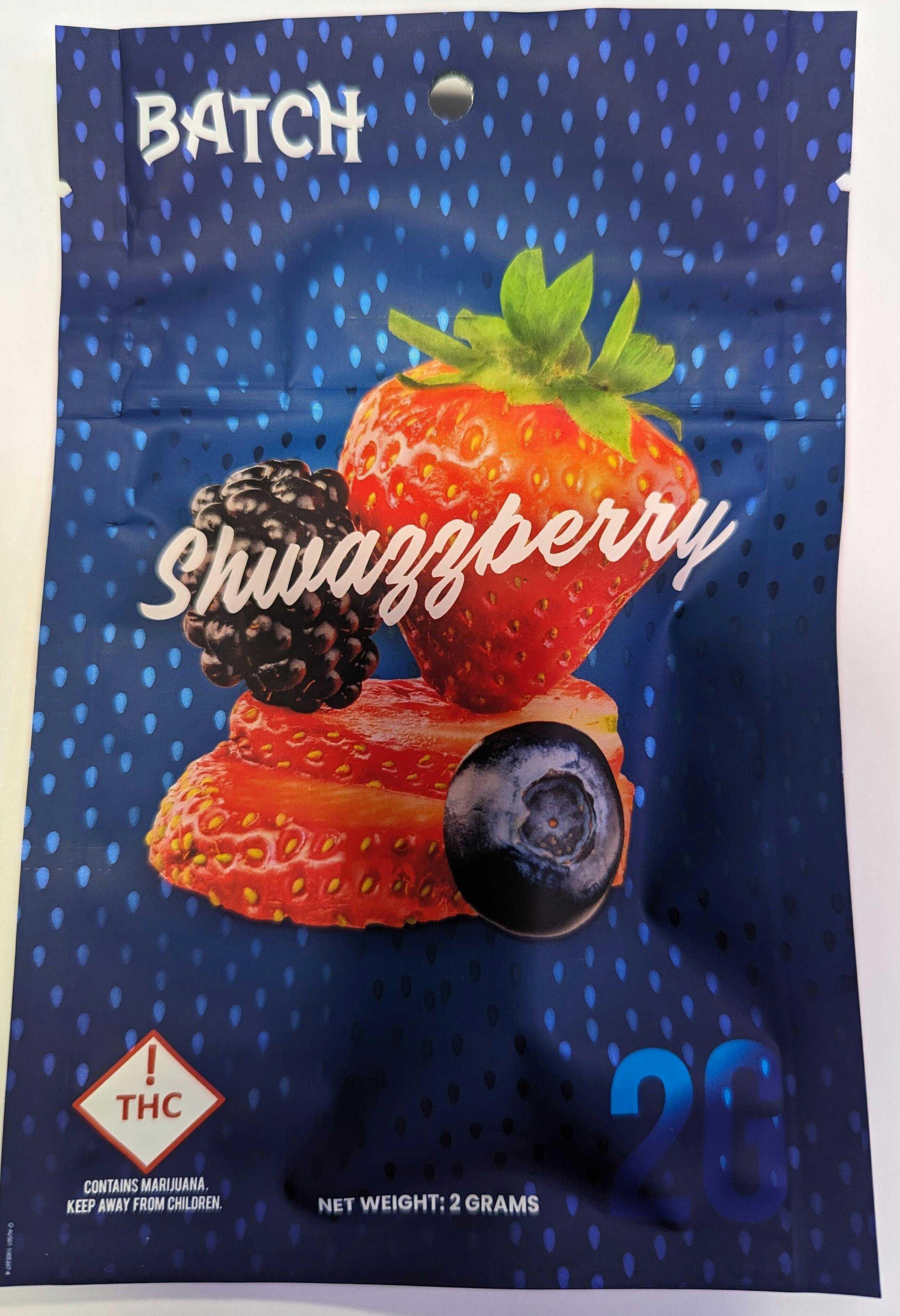 Photograph of product: Batch Cartridge 2g - Shwazzberry
