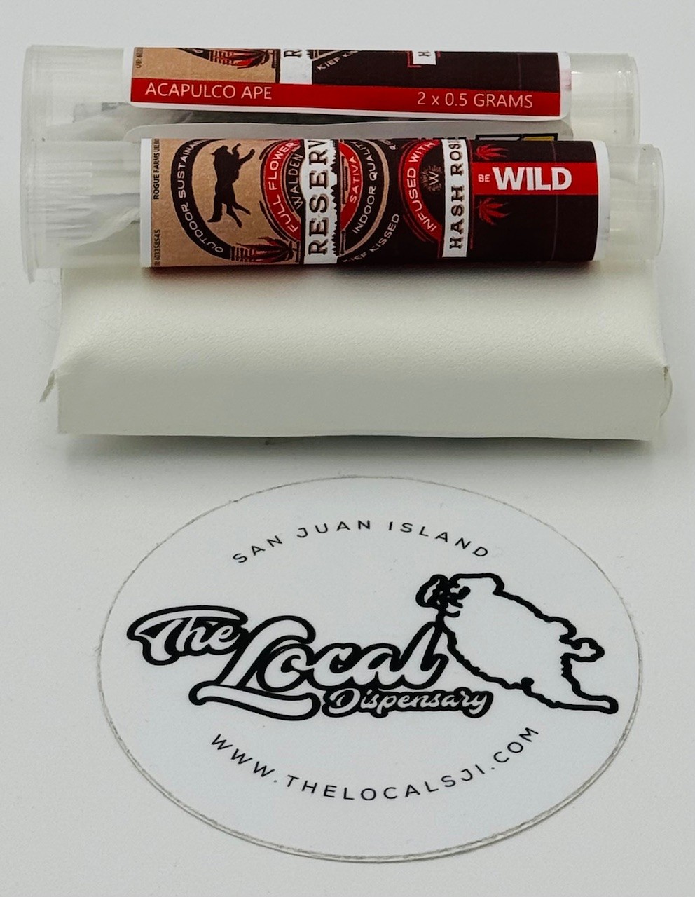 Photograph of product: Acapulco Ape Rosin Infused Pre-Rolls 2pk
