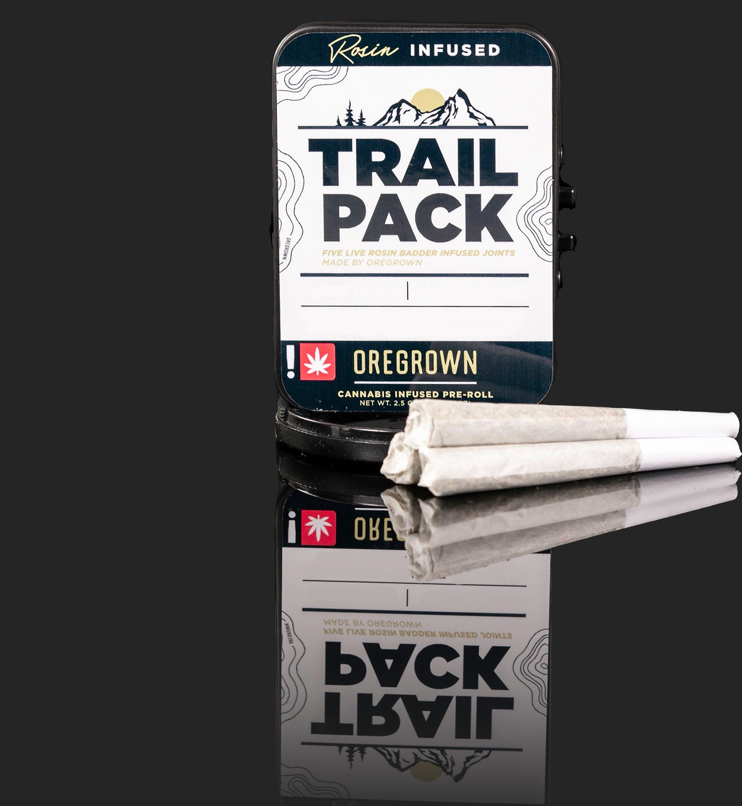 Photograph of product: Oregrown Smackerz x Papaya Crush Infused Pre-Roll 5pk 0.5g