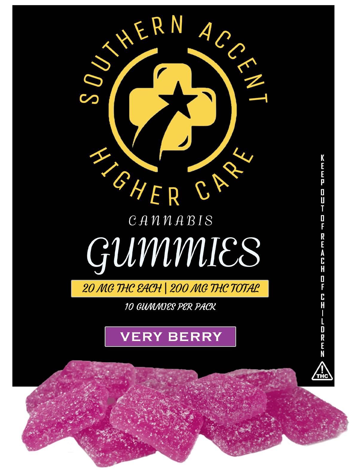 Photograph of product: Southern Sky | 200mg | S.A. Very Berry
