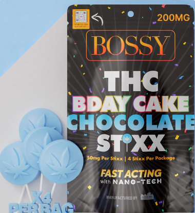 Photograph of product: Bday Cake Chocolate Stxx | 200mg