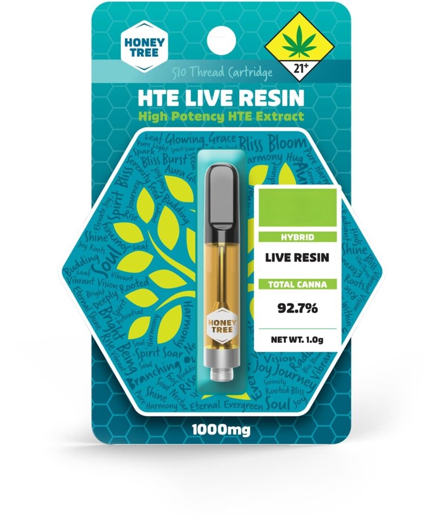 Photograph of product: Honey Tree | Citrus Punch | Cartridge | Live Resin | 1g | Oui'd
