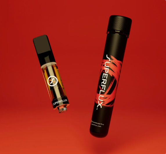 Photograph of product: Electric Peaches - Live Resin Vape Cart