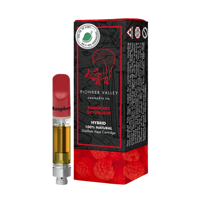 Photograph of product: Vape Cartridge | Raspberry Skywalker OG