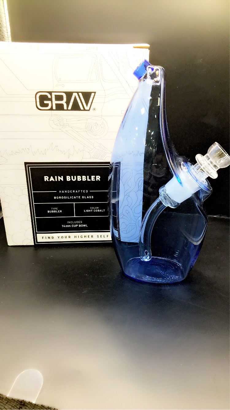 Photograph of product: GRAV | RAIB BUBBLER | LIGHT COBALT | 14MM