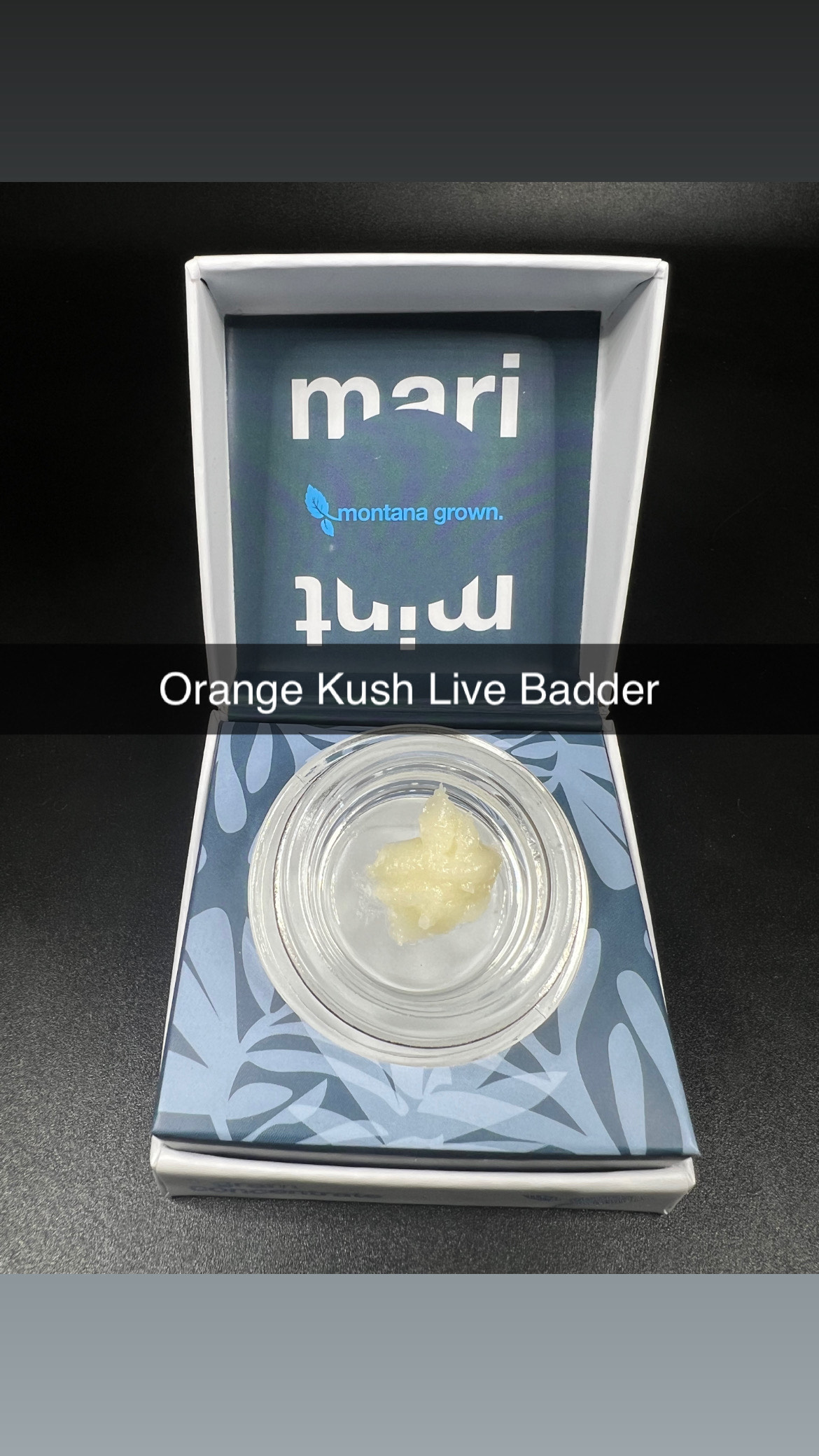 Photograph of product: Orange Kush - Live Resin Badder