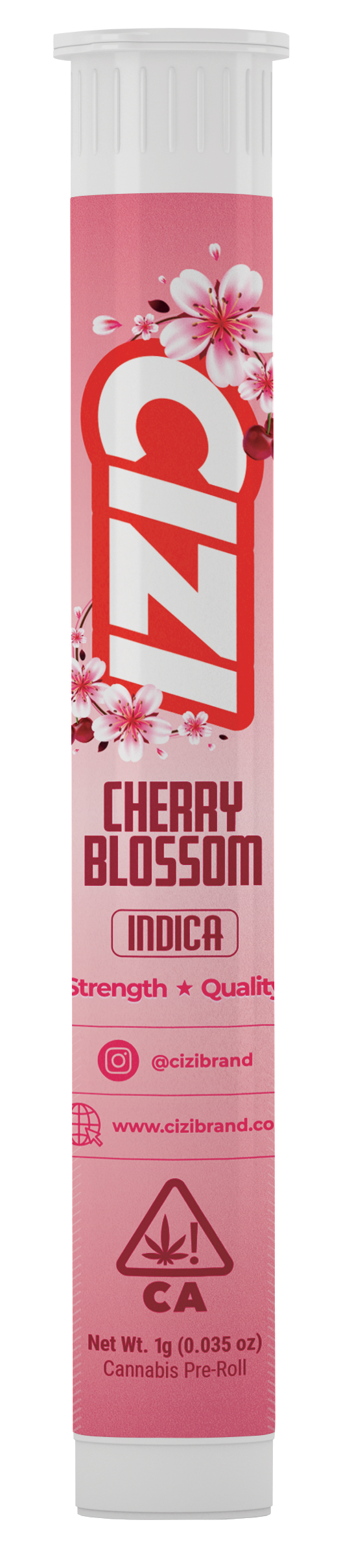 Photograph of product: Cherry Blossom Pre Roll - 1g