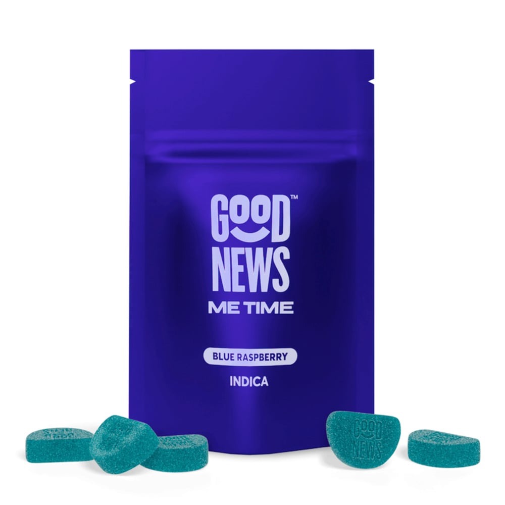 Photograph of product: Me Time [Blue Razz] | Gummy | 100mg | 20pk