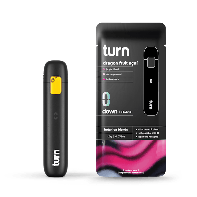 Photograph of product: Dragon Fruit Aa 1.0g AIO | botanica blends | Down |