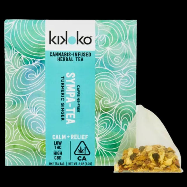 Photograph of product: Sympa-Turmeric Ginger Tea Single Pack - 