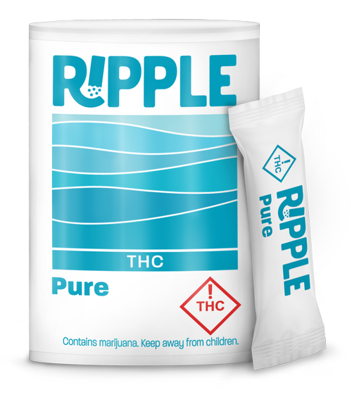Photograph of product: Ripple Pure Dissolvables - 100mg TH-oui