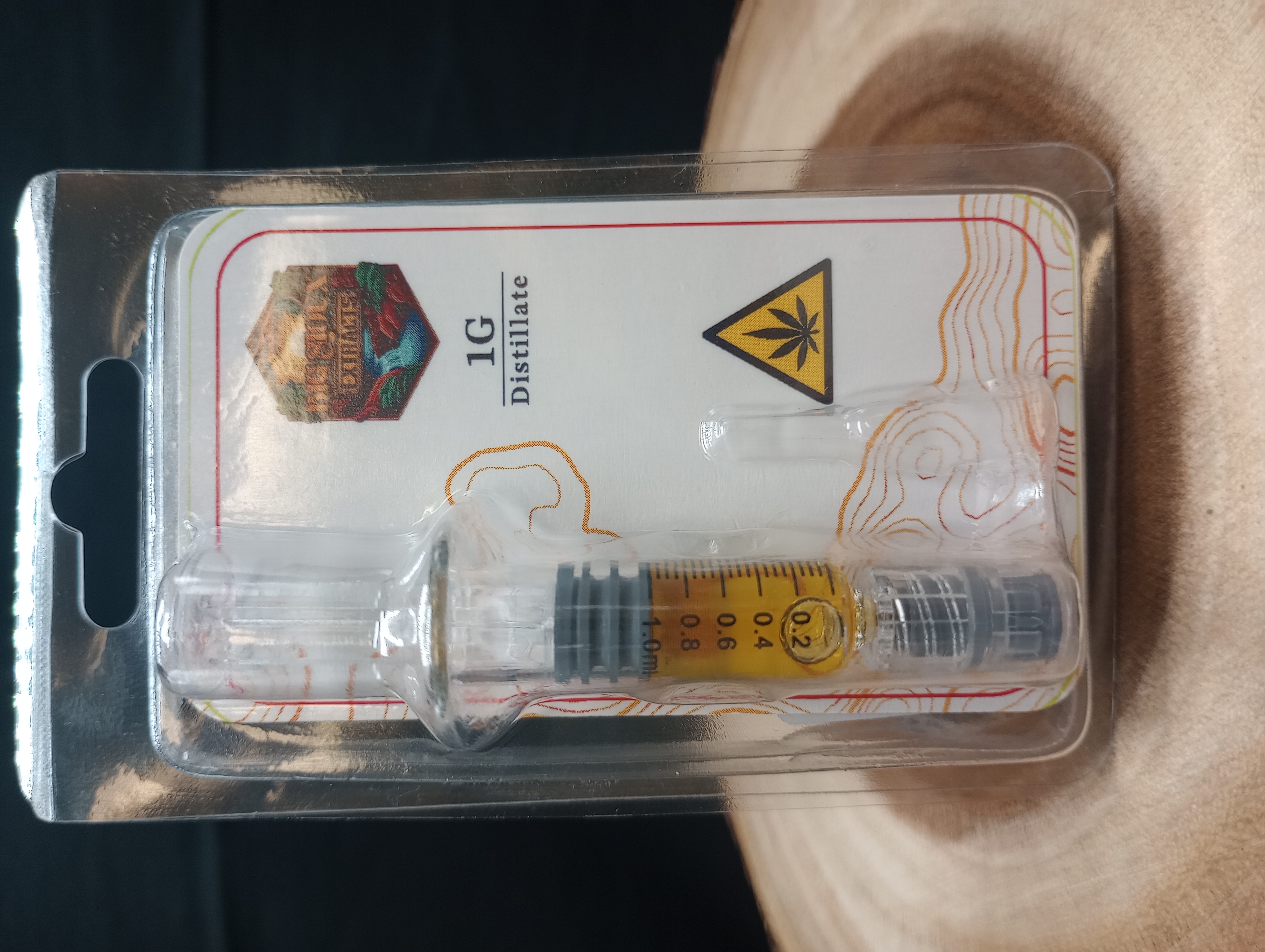 Photograph of product: Big Sioux Extracts Distillate Syringe