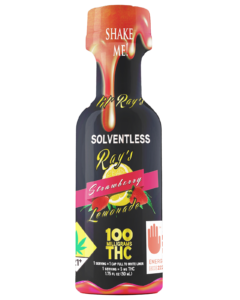 Photograph of product: Lil' Ray's au chocolat Rosin Strawberry Lemonade | 100mg (DOH)