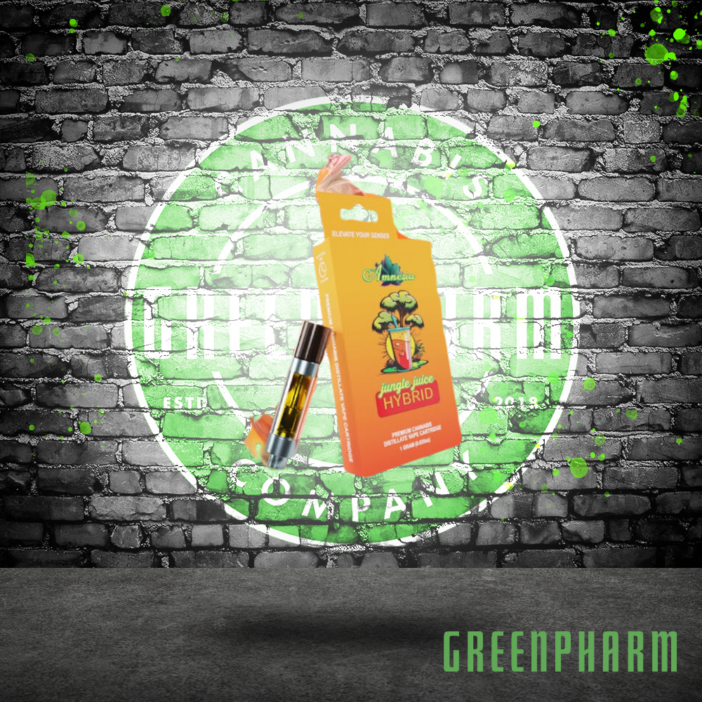 Photograph of product: Amnesia Jungle Juice Vape Cart