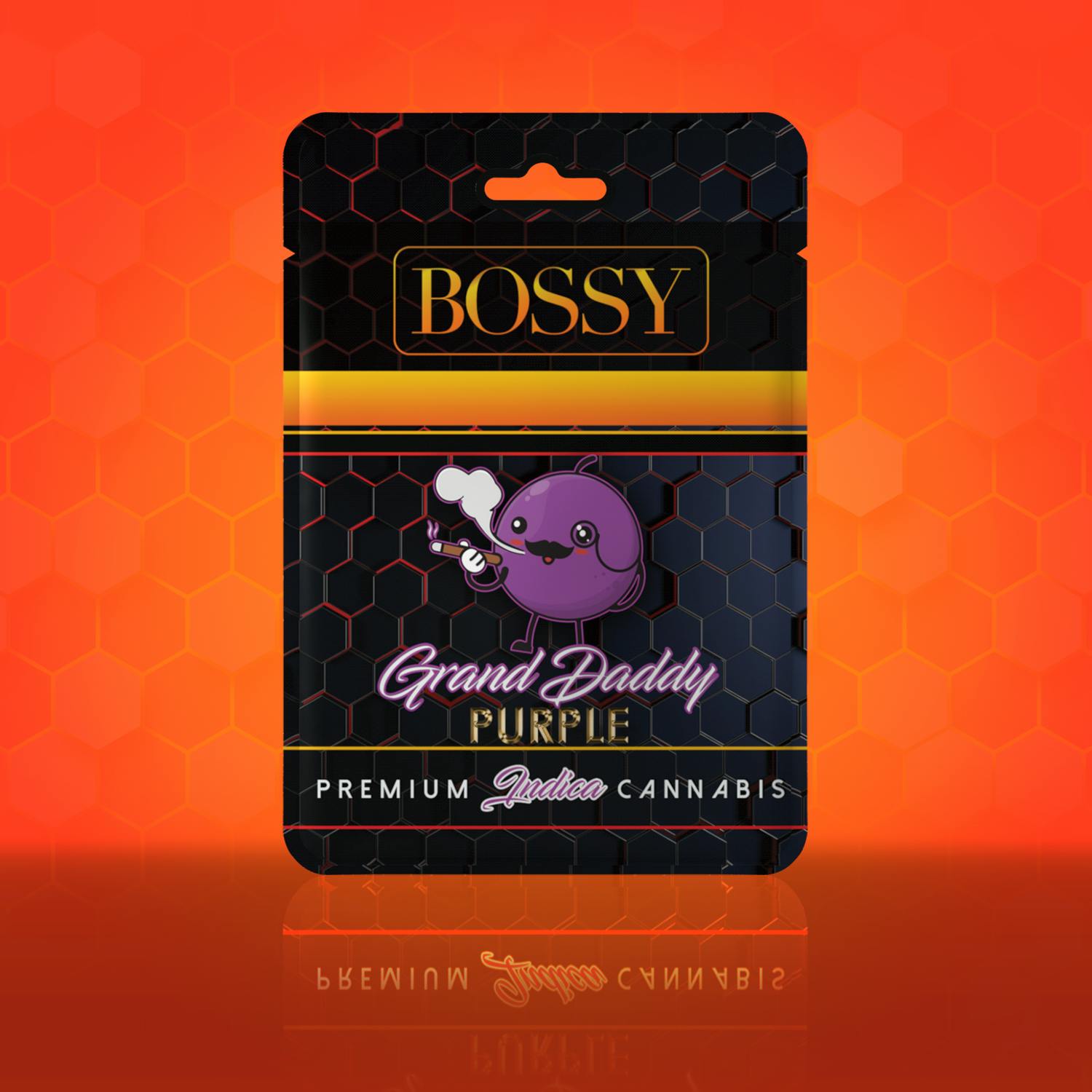 Photograph of product: BOSSY | GRAND DADDY PURPLE | 510 CART | 1G