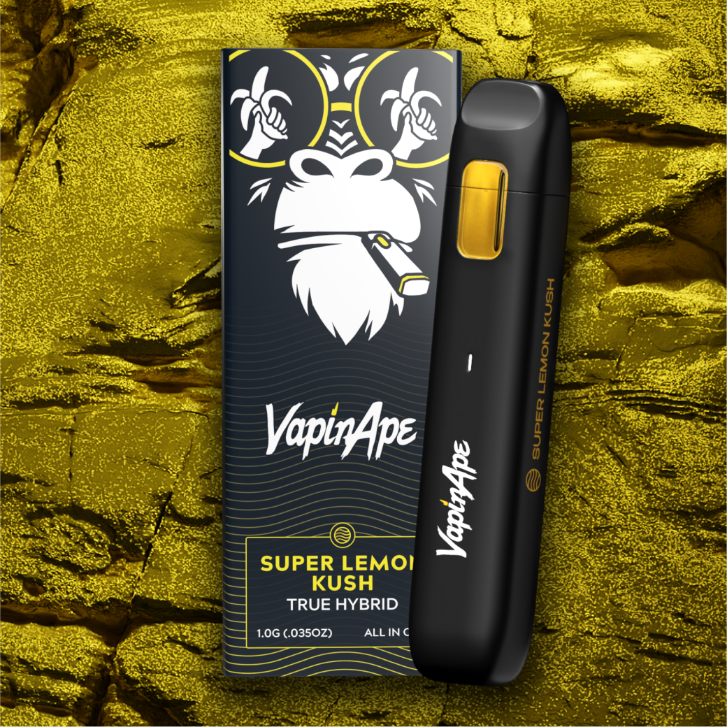 Photograph of product: VAPIN APE - DISPOSABLE - SUPER LEMON KUSH - 1G