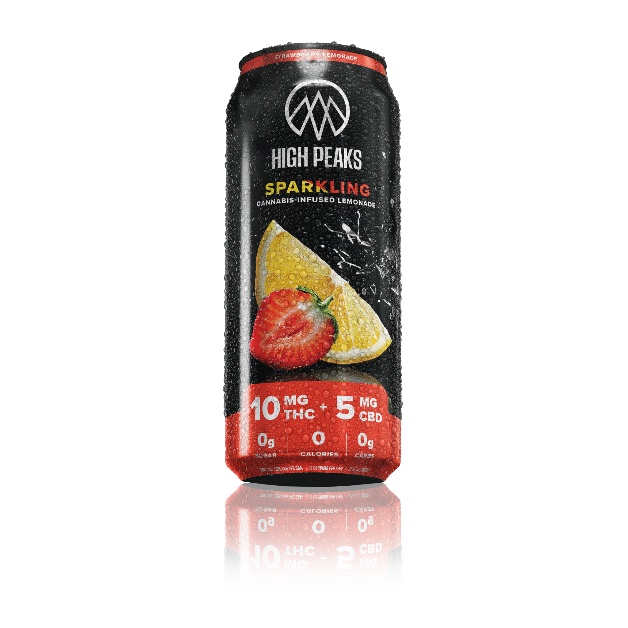 Photograph of product: High Peaks-  Sprakling Strawberry Lemonade  10mg