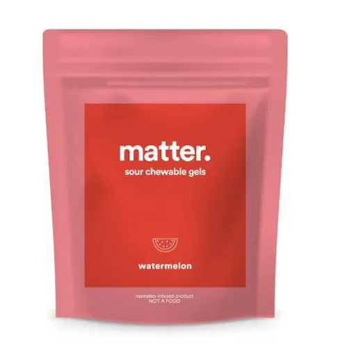 Photograph of product: matter. | Watermelon 20:1 TH-oui:CBD | 10mg/10pk Gummies