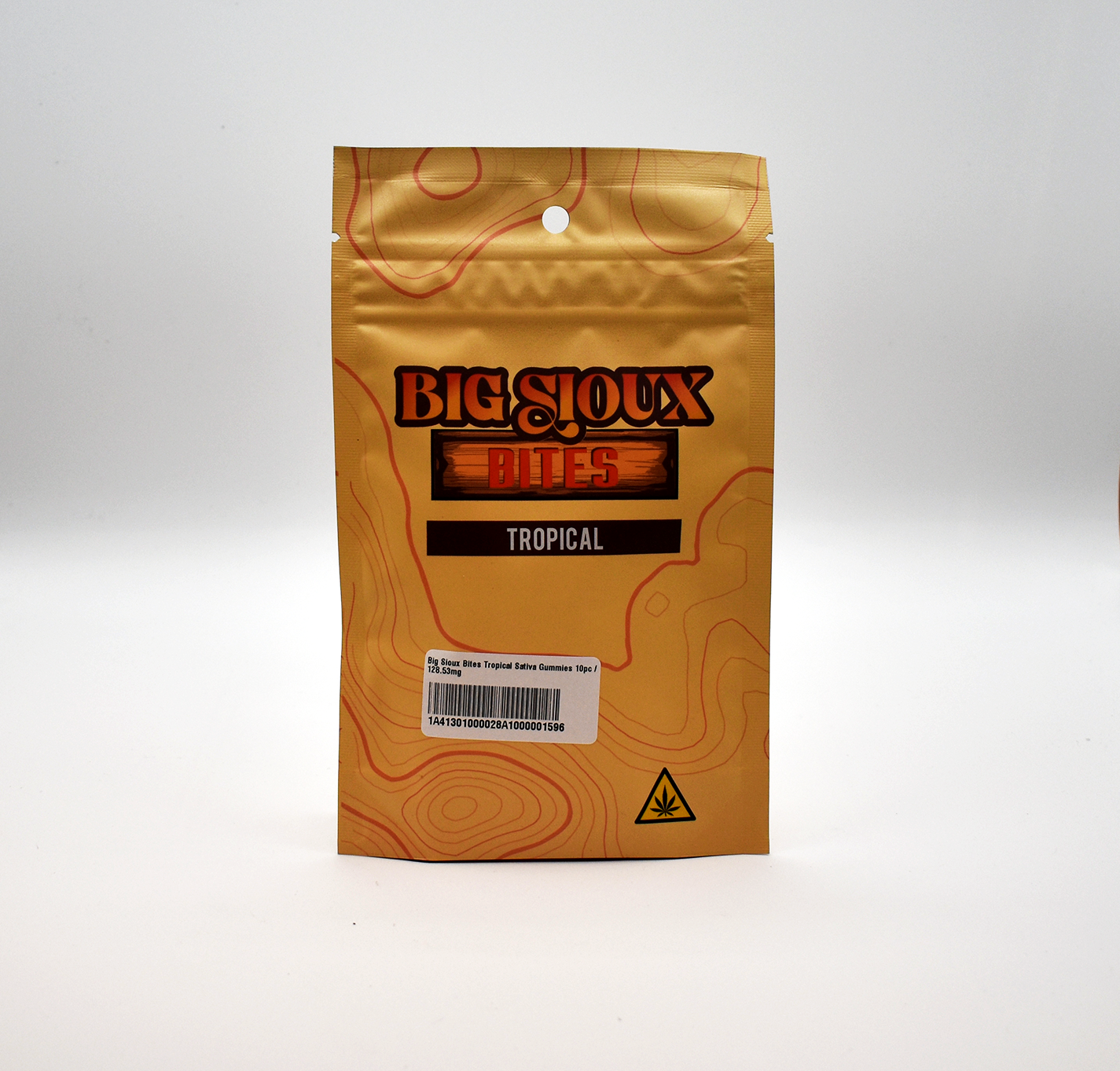 Photograph of product: Big Sioux Bites Tropical Oui'd Gummies 120mg TH-oui