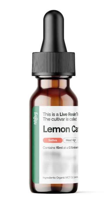 Photograph of product: MFNY | Lemon Cane | Live Resin Tincture | 15ml | 410mg