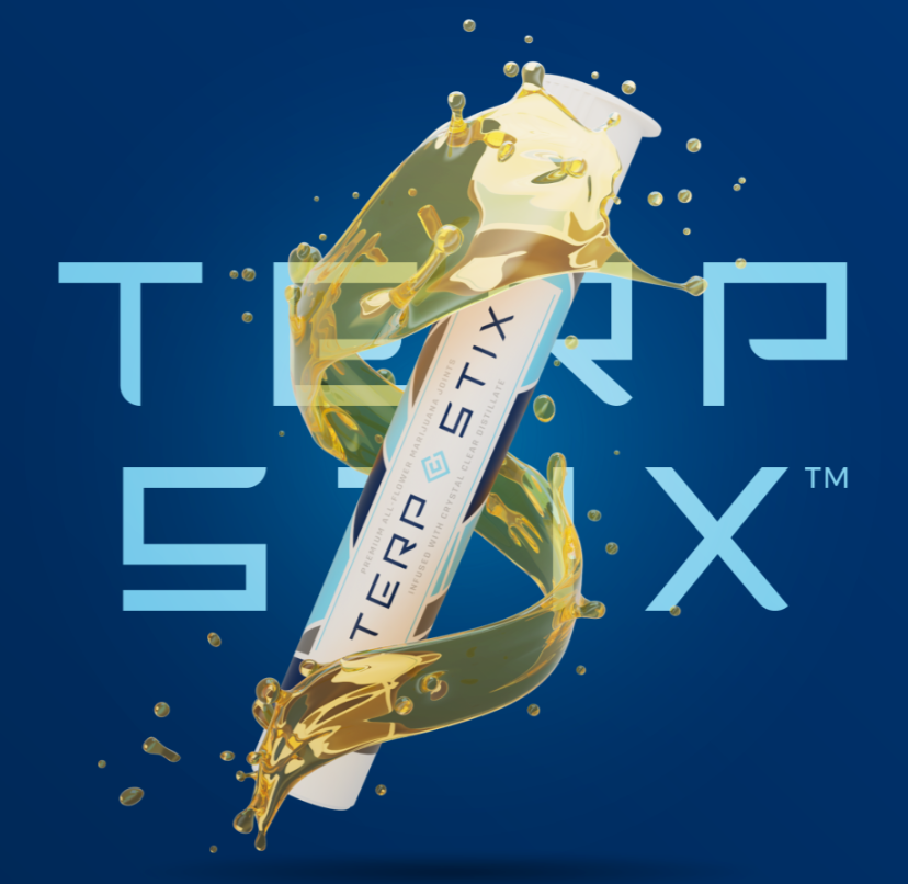 Photograph of product: Infused Pre-roll Pack - Terp Stix - Pineapple (H) - 1g (2pk)