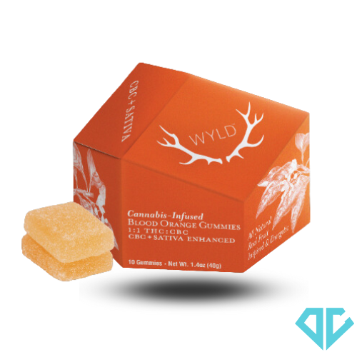 Photograph of product: WYLD Blood Orange Oui'd Gummies 200mg TH-oui : 200mg CBC