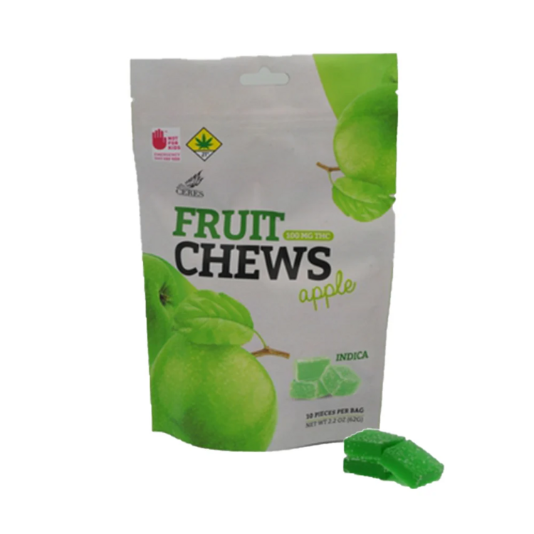 Photograph of product: 10pk Oui'd Apple Soft Fruit Chews c