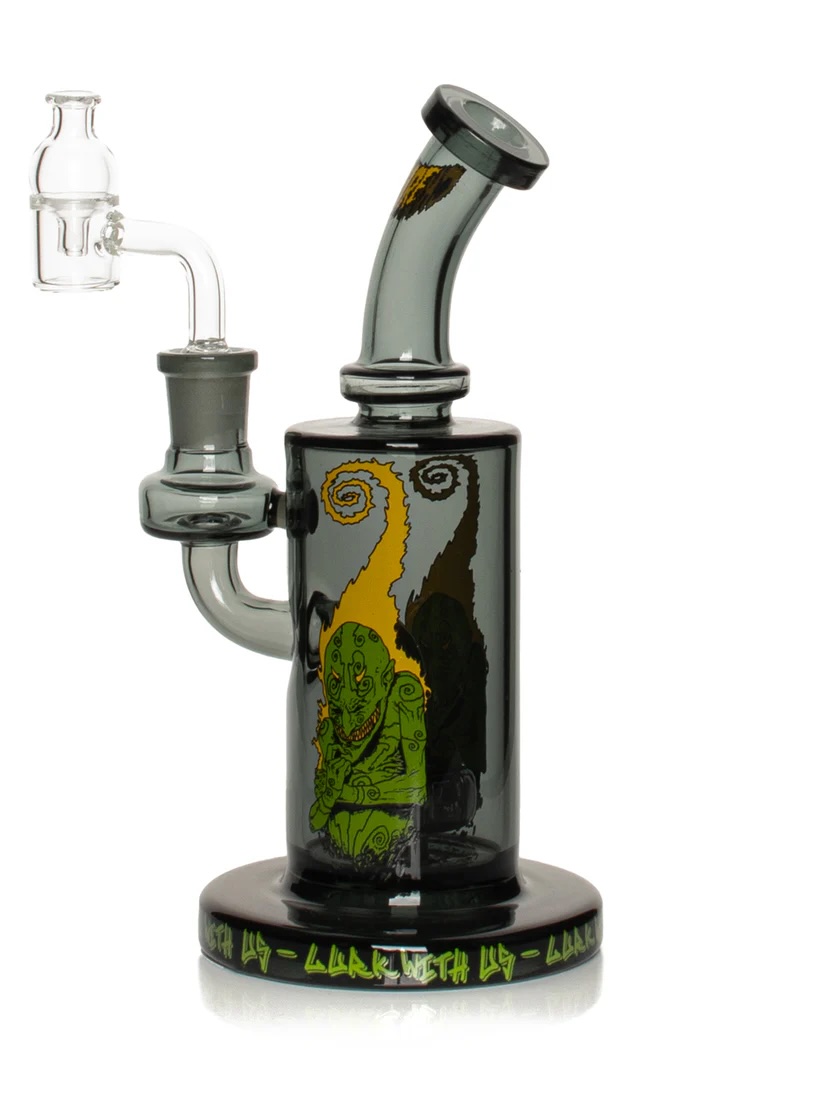 Photograph of product: GEAR Premium x Creature 7.5" Goblin Concentrate Rig w/ Bubble Cap - Smoke
