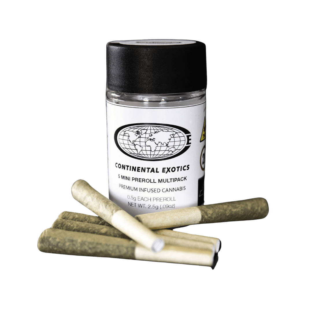 Photograph of product: Continental Exotics Guava Gelato 5pk Infused Pre-rolls