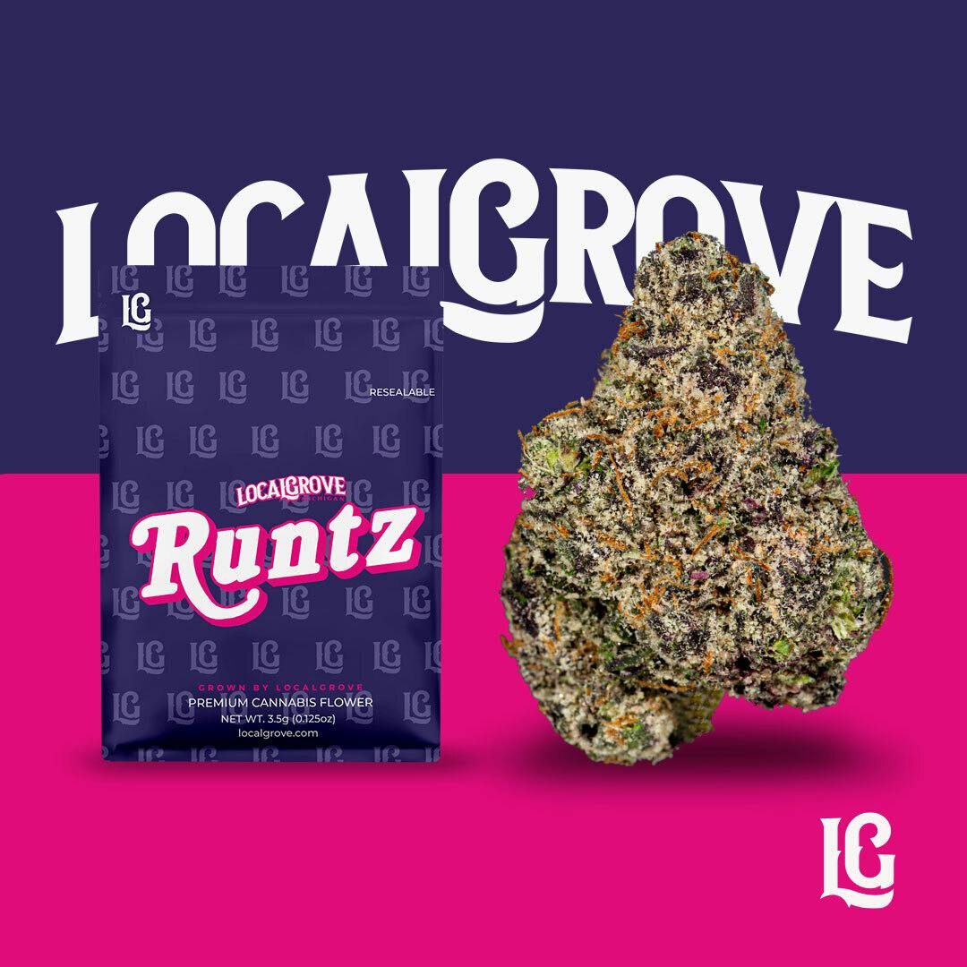 Photograph of product: AU Local Grove: Runtz  (H) Prepackaged 3.5G