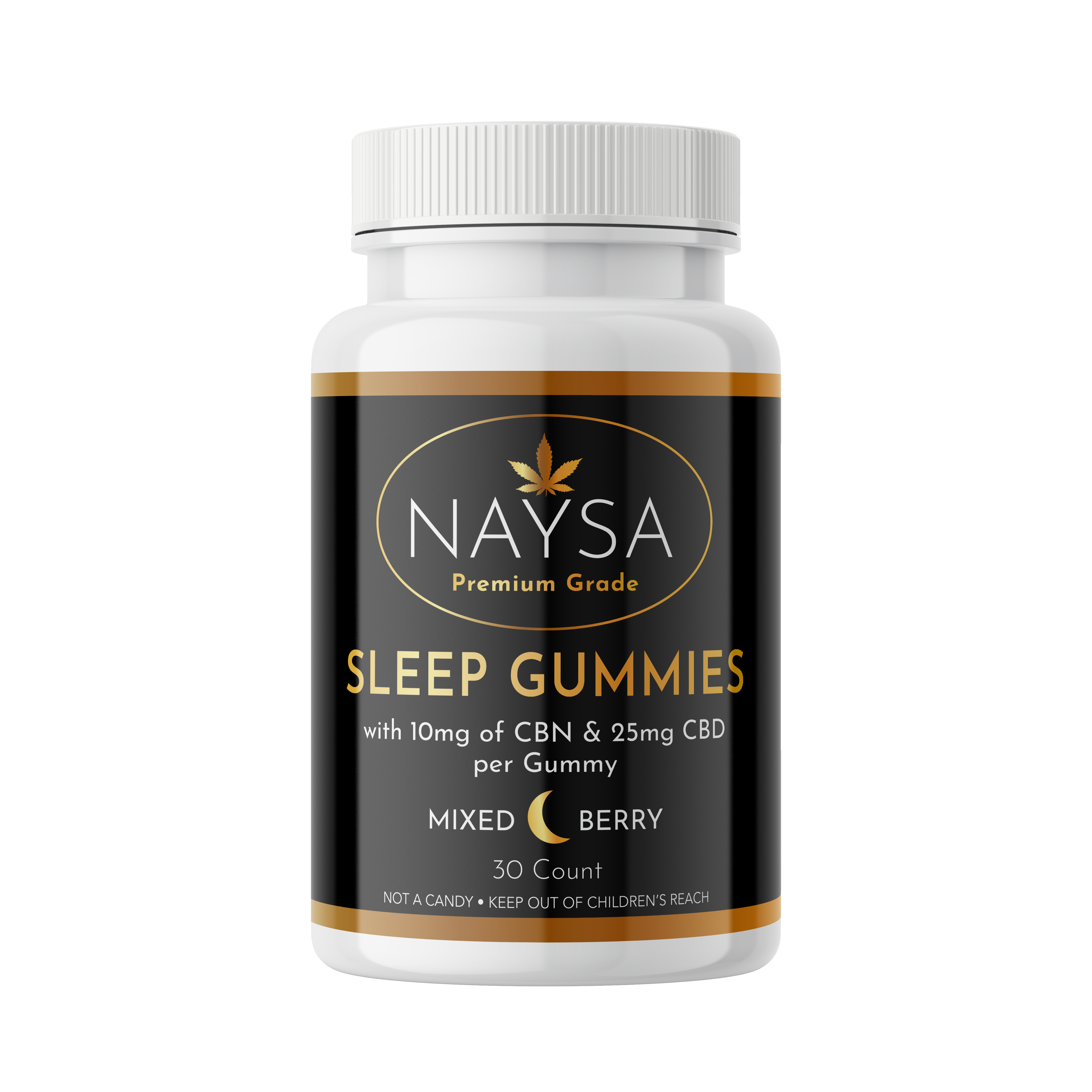 Photograph of product: Naysa | Sleep Vegan Gummy 30ct | Edible | 750mg
