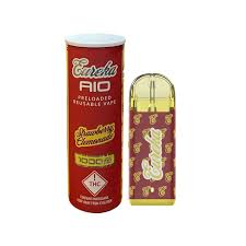 Photograph of product: EUREKA | AIO PRELOADED VAPE | FUSION: STRAWBERRY CLEMONADE