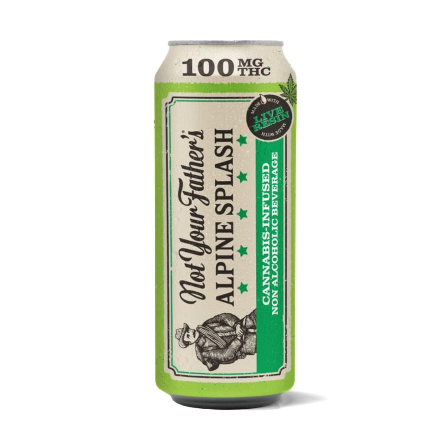 Photograph of Product: NOT YOUR FATHERS LIVE RESIN SODA - ALPINE SPLASH 100MG (1CT)