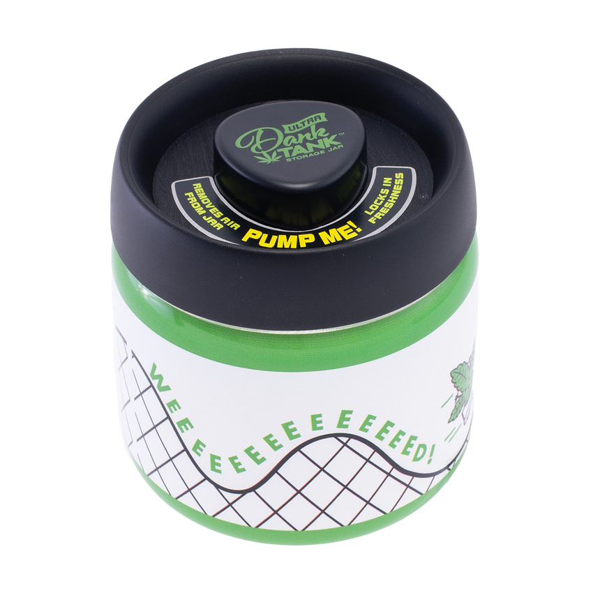 Photograph of product: Dank Tank Vacuum Glass Jar - Roller Coaster Design - 4.25"