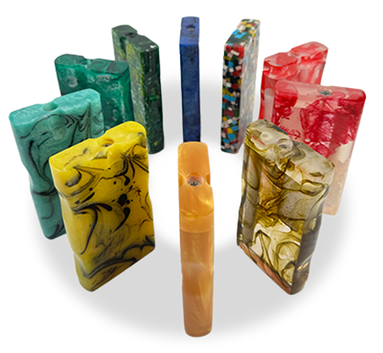 Photograph of product: LuvBuds | 4" Acrylic Dugout with 1 Hitter