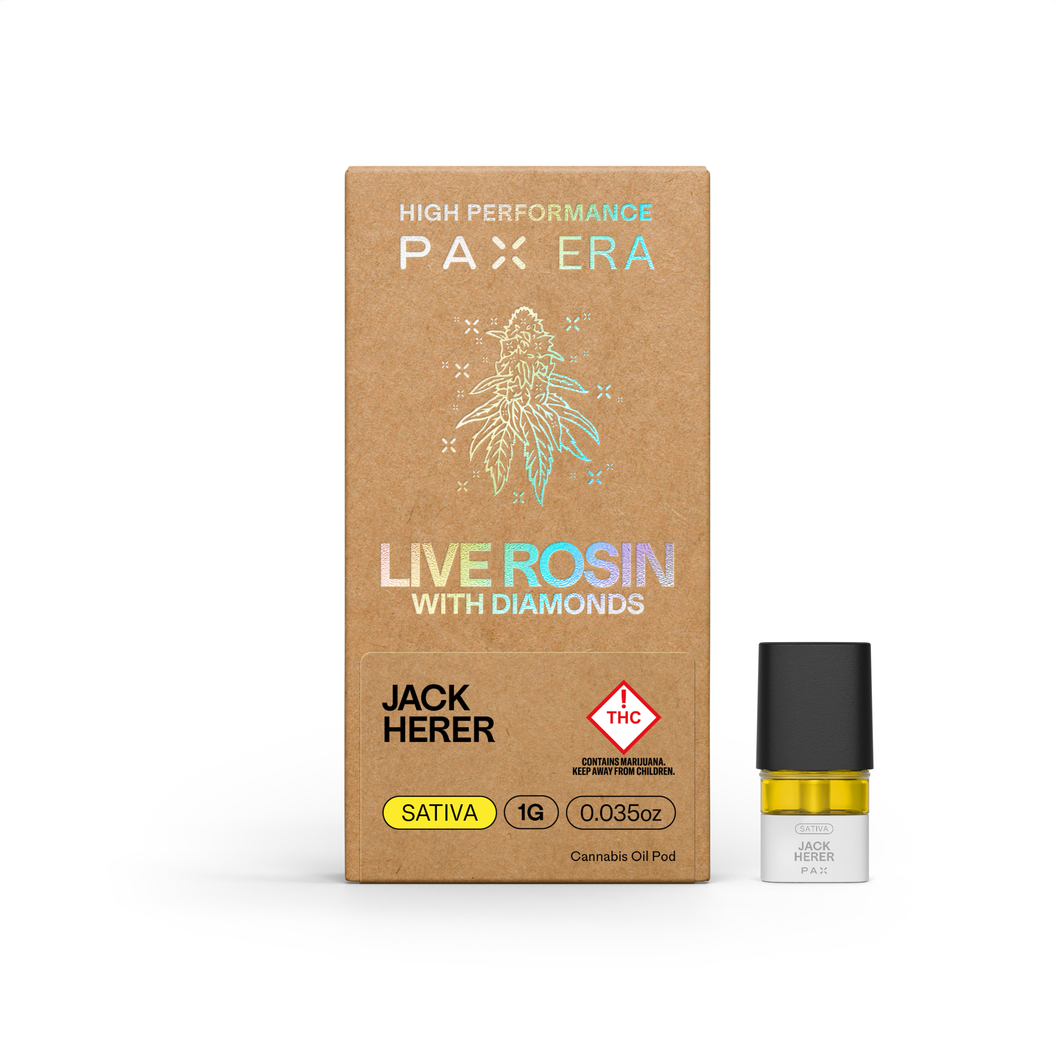 Photograph of product: Pax Era - 1g Live Rosin Pod (S) - - Jack Herer