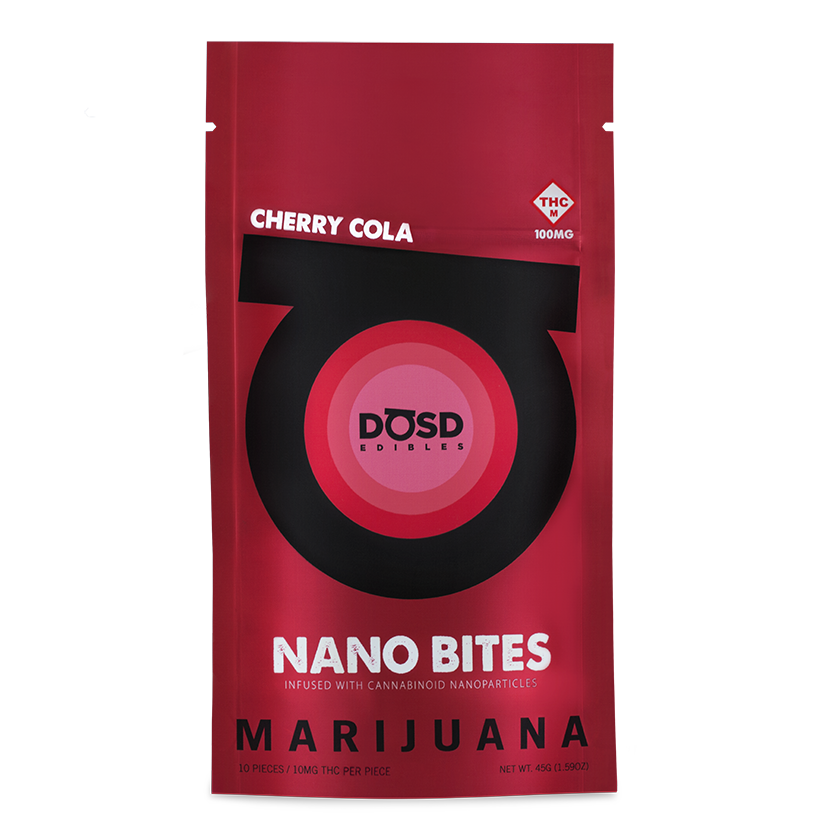 Photograph of product: DOSD - Nano Bites - Cherry Cola - 100mg 10ct