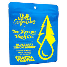 Photograph of product: True North - Blueberry Lemon Sorbet - Rosin  - Gummies - 200mg