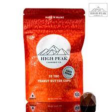 Photograph of product: High Peak au chocolat Rosin Peanut Butter Cups (10pk X 10mg)