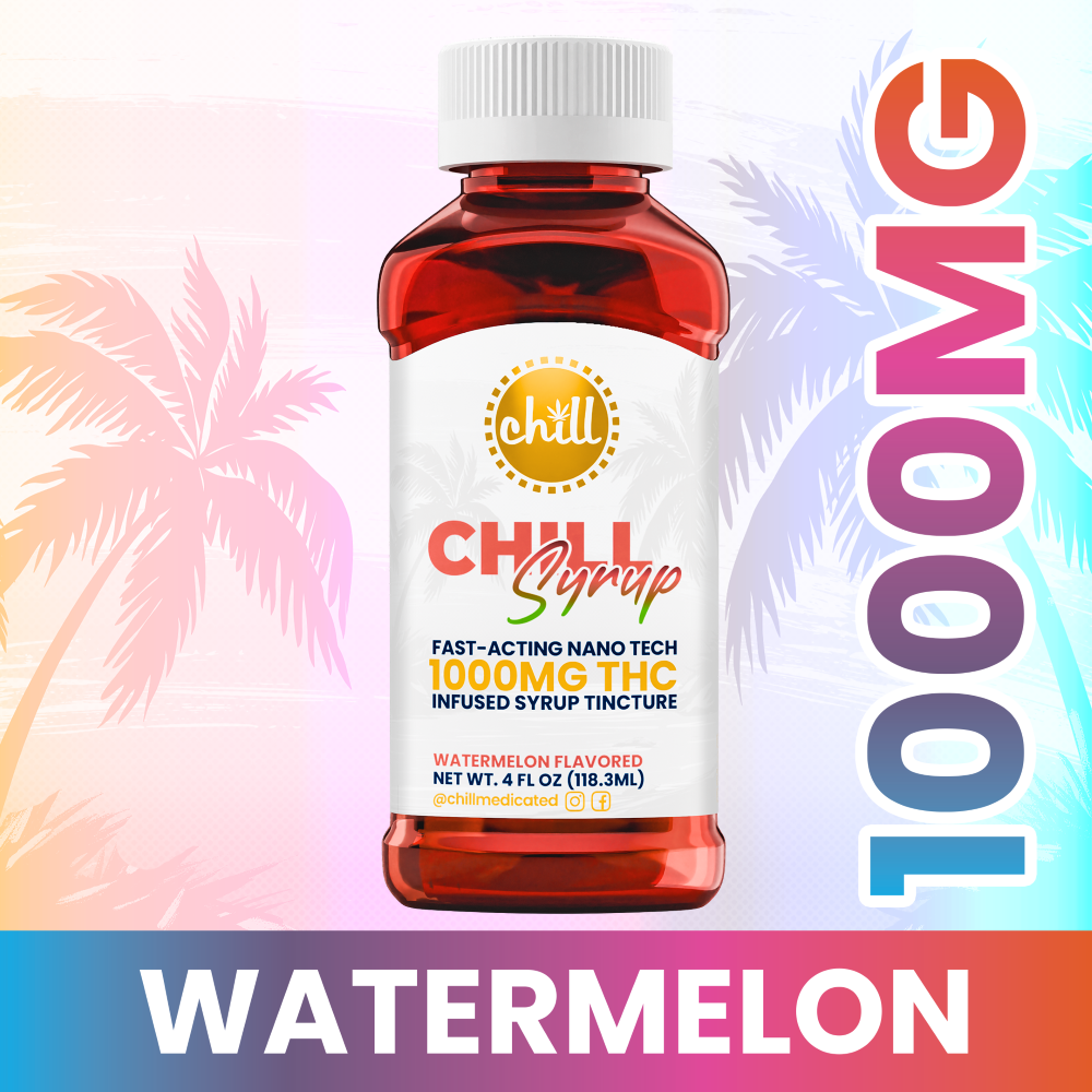 Photograph of Product: Chill | Watermelon | Syrup Tincture | 1000mg