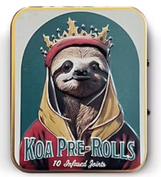 Photograph of product: KOA l Queen of the South l 0.35g Infused Pre Roll 10pk