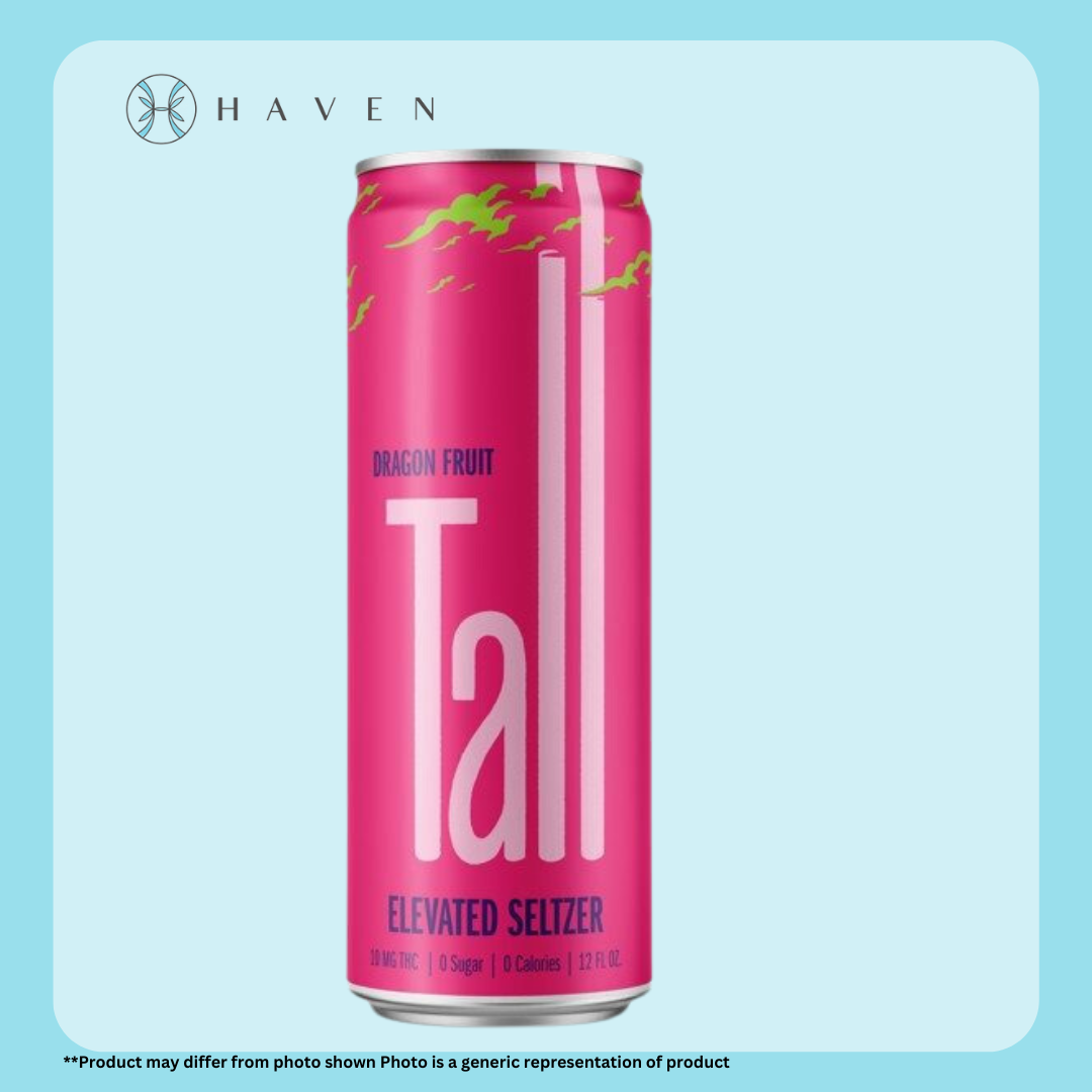 Photograph of product: 10mg Tall Dragon Fruit Seltzer (Liquid Edible) | Tall